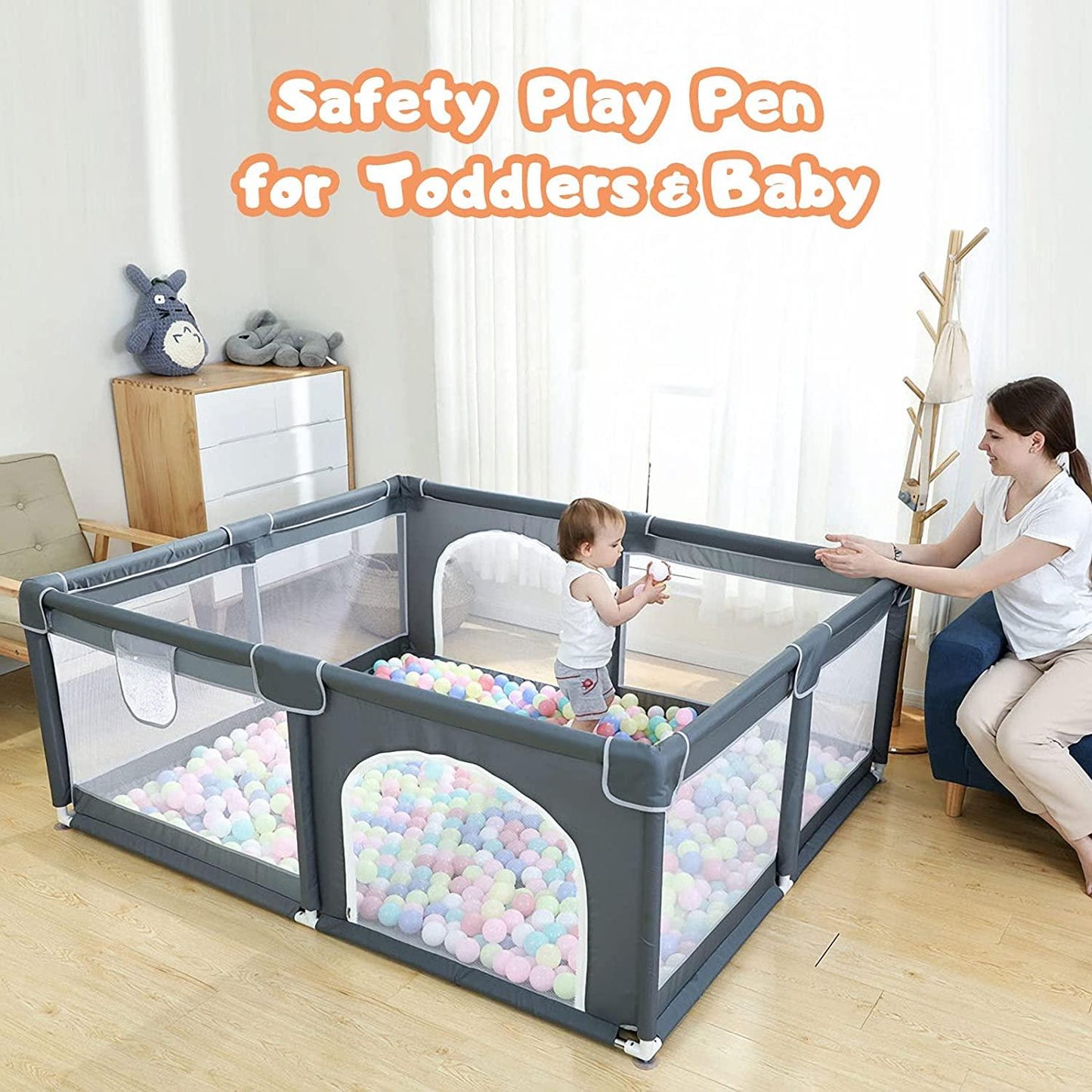 Large Baby Playpen - Babyblush