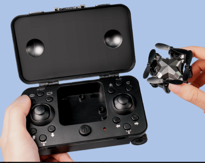 Mini Suitcase Drone Small Remote Control - Babyblush