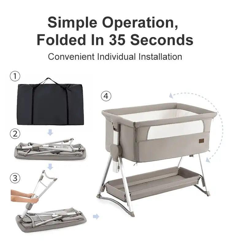 Multifunction Baby Bedside Crib - Babyblush