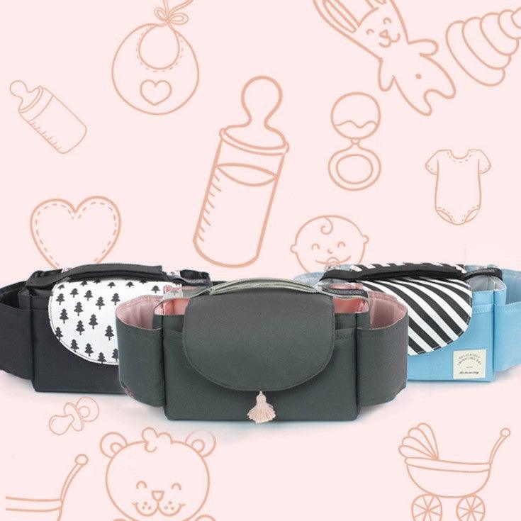 Multifunction Baby Stroller Bag Organizer Maternity Nappy Bag Stroller Accessories Cup wheelchair bag - Babyblush