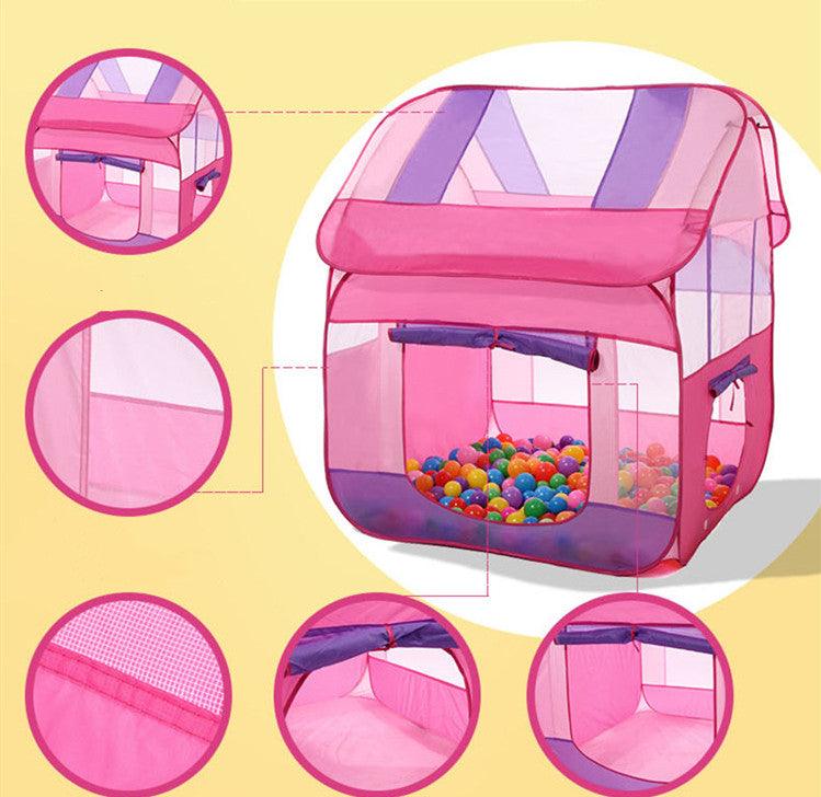 Outdoor Children Tent Large Game Room Garden House - Babyblush
