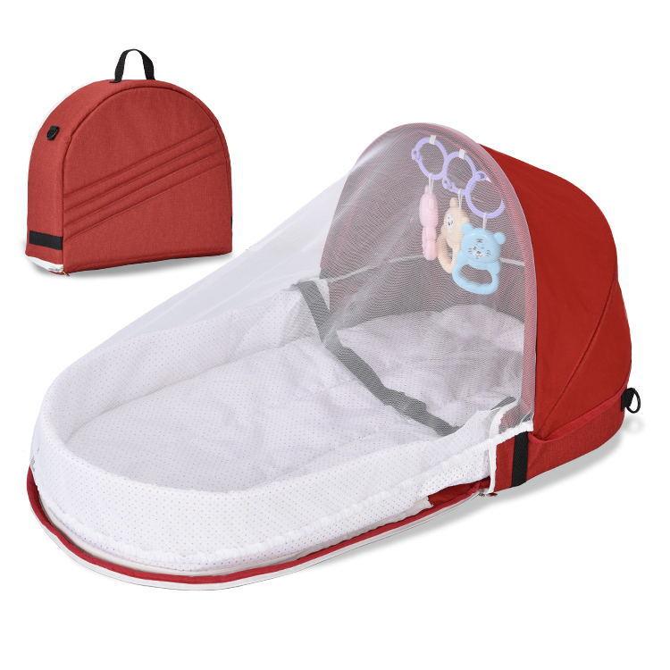 Portable Crib Nest Folding Movable Newborn Cushion Bed Anti-pressure Protection - Babyblush