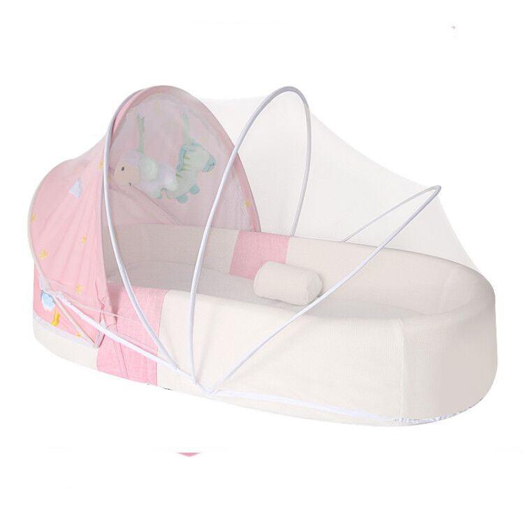 Portable Crib Nest Folding Movable Newborn Cushion Bed Anti-pressure Protection - Babyblush