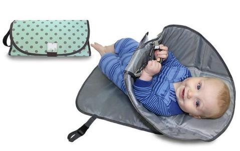 Portable Diaper Changing Pad Clutch for Newborn - Babyblush