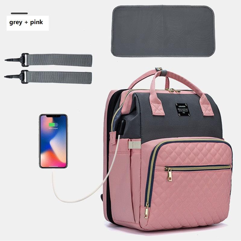 Portable folding baby bag - Babyblush