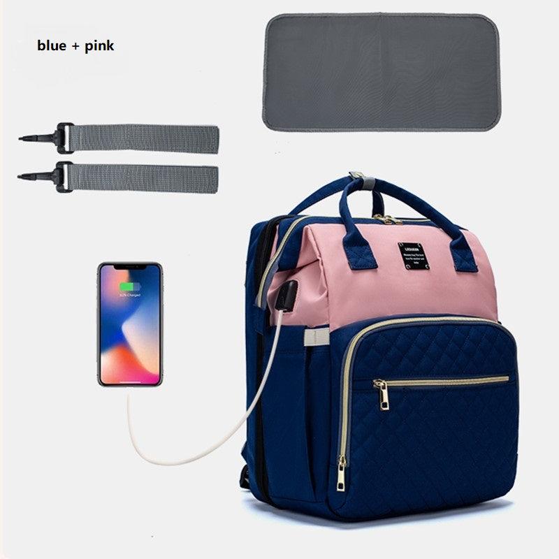 Portable folding baby bag - Babyblush