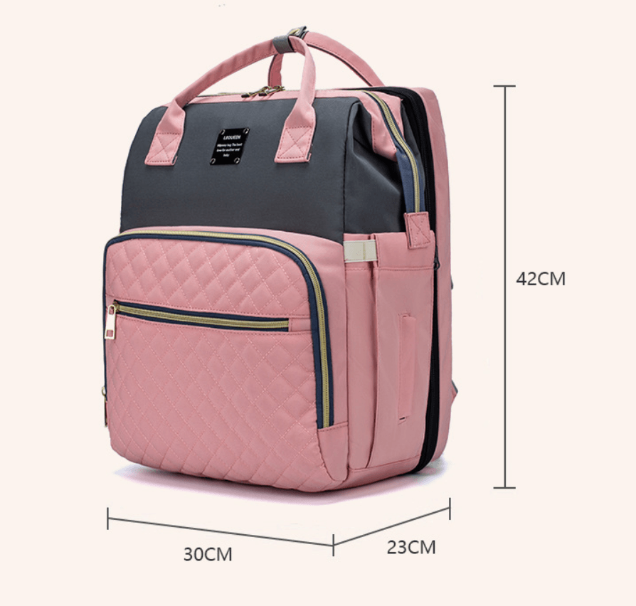 Portable folding baby bag - Babyblush