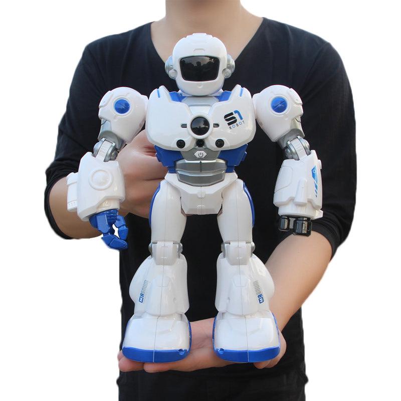 Remote control intelligent robot Mocha combat police S1 gesture sensing - Babyblush