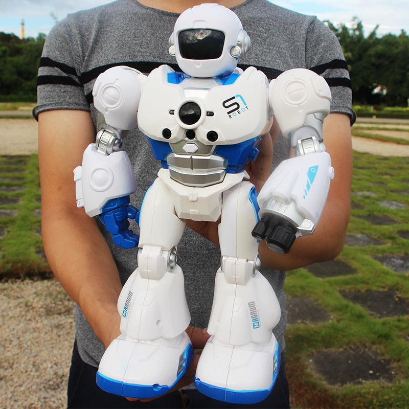 Remote control intelligent robot Mocha combat police S1 gesture sensing - Babyblush
