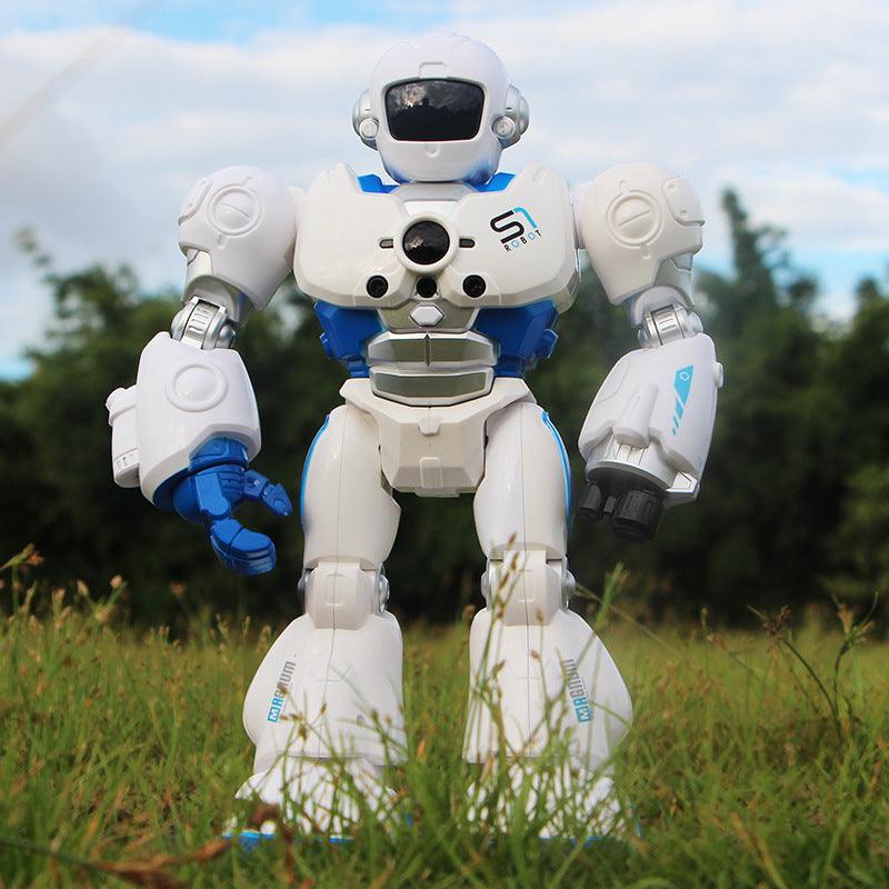 Remote control intelligent robot Mocha combat police S1 gesture sensing - Babyblush