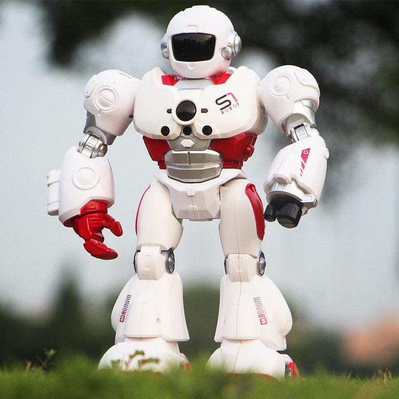 Remote control intelligent robot Mocha combat police S1 gesture sensing - Babyblush