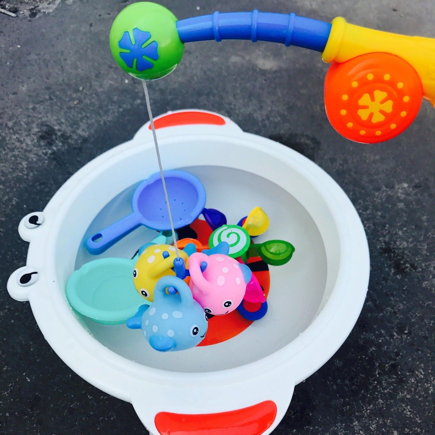 Set of 4-piece bath fishing toys - Babyblush