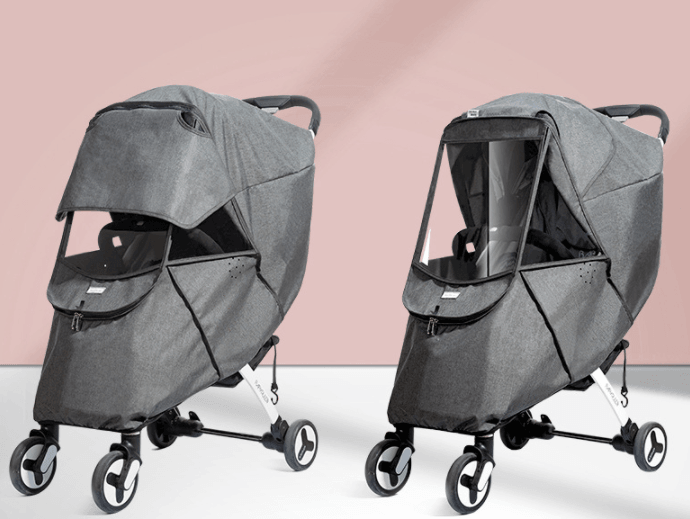 Stroller Windshield Rain Cover Universal Warm Winter Children Wind And Rain Protection - Babyblush
