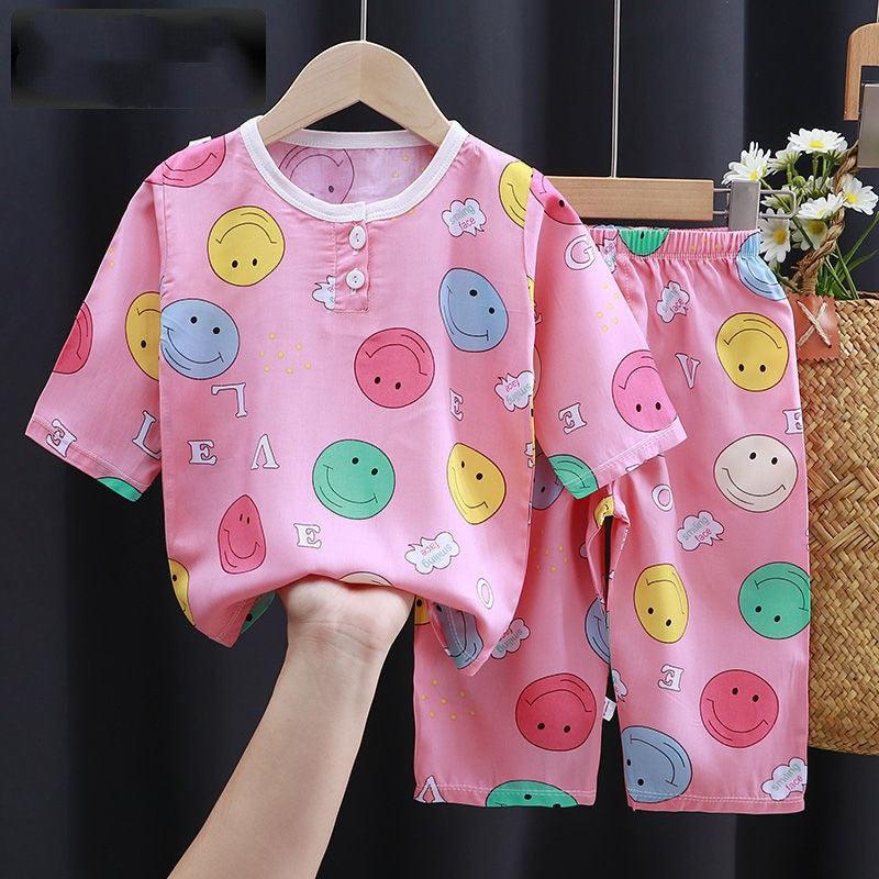 Summer Clothes Cotton Silk Air-conditioning Clothes Baby Clothes - Babyblush