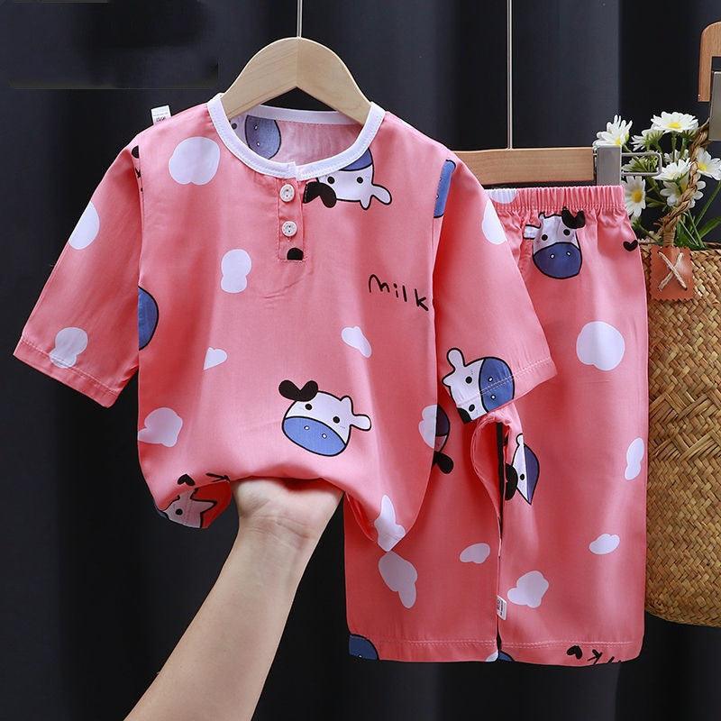 Summer Clothes Cotton Silk Air-conditioning Clothes Baby Clothes - Babyblush