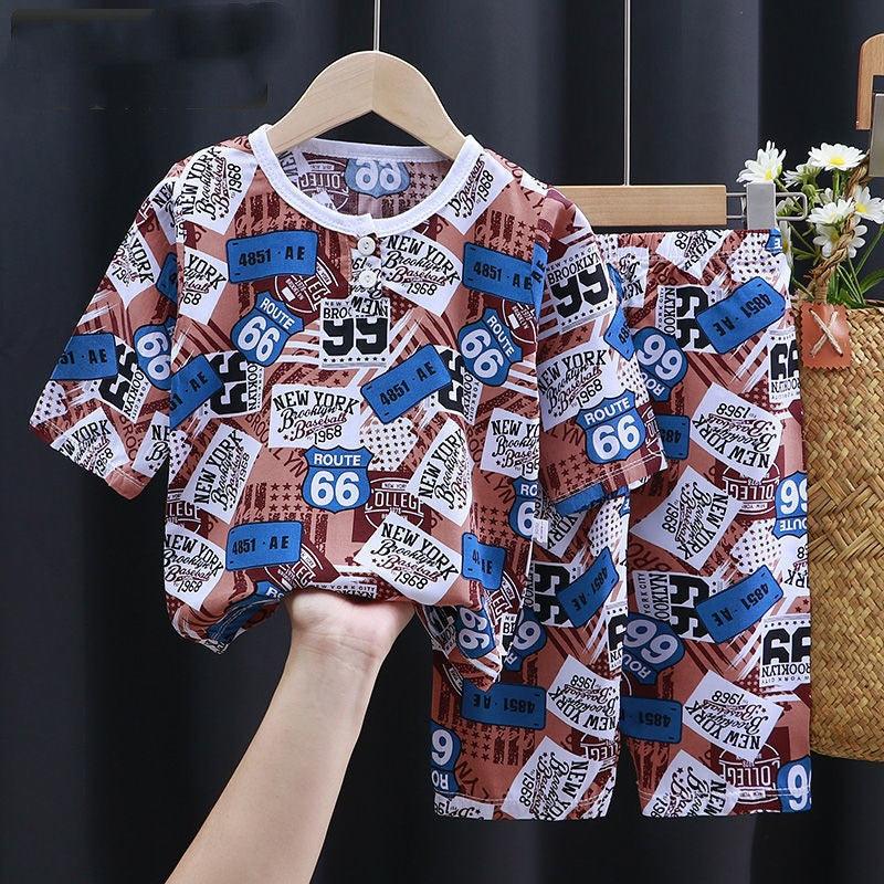 Summer Clothes Cotton Silk Air-conditioning Clothes Baby Clothes - Babyblush